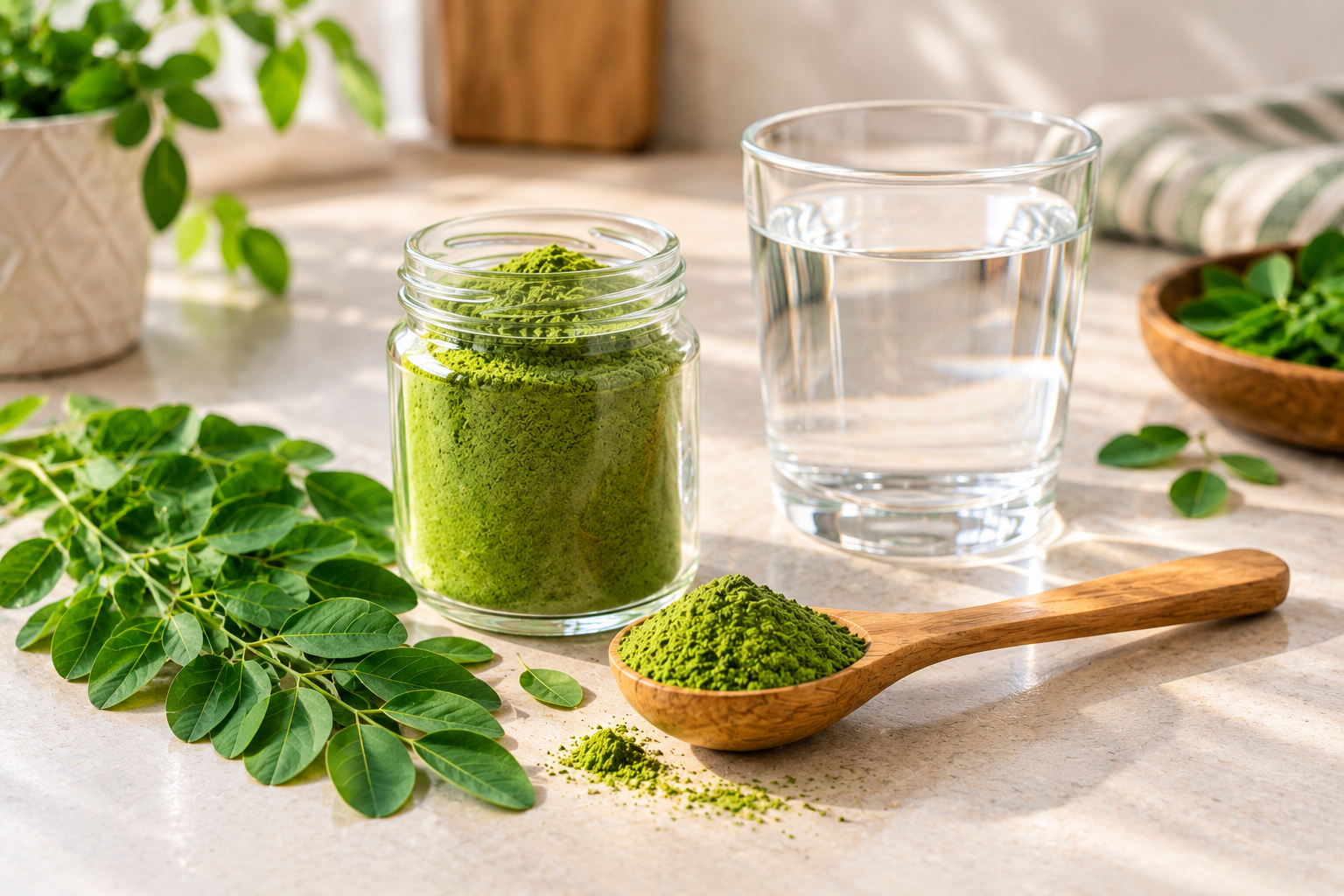 best result get to use daily lifestyle with moringa leaf powder